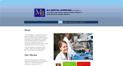 Desktop Screenshot of mjdentalsupplies.com