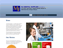 Tablet Screenshot of mjdentalsupplies.com